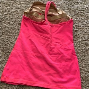 Lululemon tank with built in bra